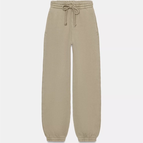 New Zara Stone Sweatpants Pants Joggers  Size Small - Picture 7 of 10